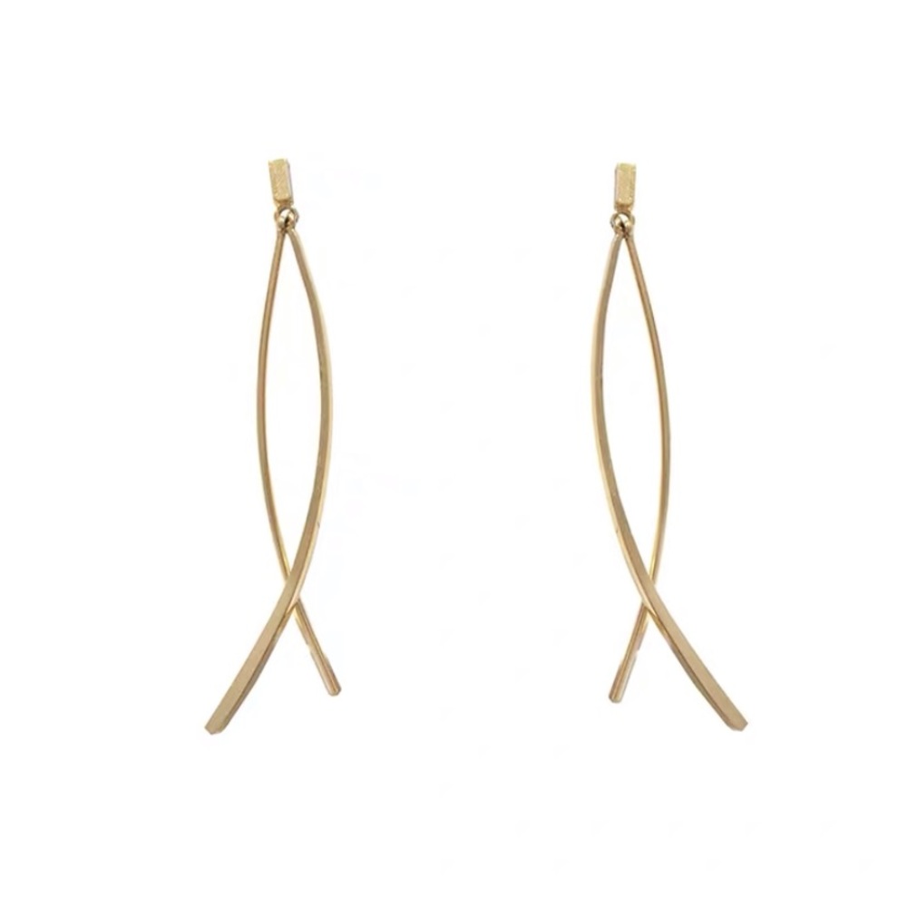 💙💕LAST ONE Minimalist Wire Earrings - Picture 8 of 11